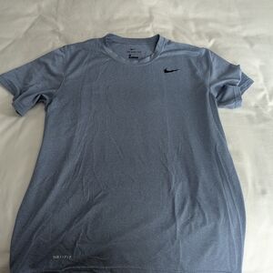 Nike Men's Heather Blue Dri-FIT Tee